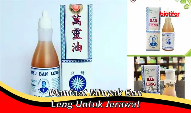 Temukan Manfaat Minyak Banleng untuk Jerawat yang Jarang Diketahui