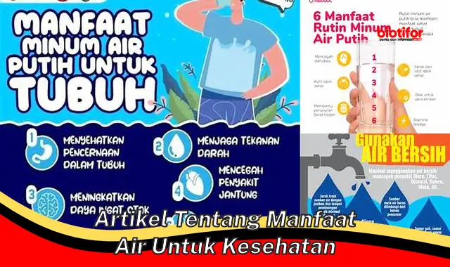 Temukan Rahasia Manfaat Air yang Jarang Diketahui untuk Kesehatan