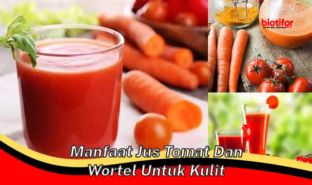 Temukan Manfaat Jus Tomat dan Wortel untuk Kulit yang Harus Anda Ketahui