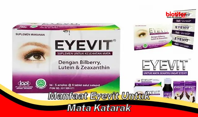 Temukan Manfaat Eyevit untuk Mata Katarak, Dijamin Tercengang