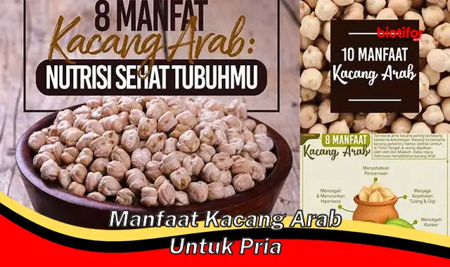 Temukan Manfaat Kacang Arab untuk Pria yang Jarang Diketahui