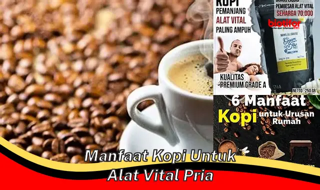 Ungkap 5 Manfaat Kopi untuk Vitalitas Pria yang Jarang Diketahui