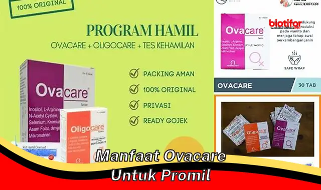 Temukan Manfaat Ovacare untuk Promil, Rahasia yang Jarang Diketahui!