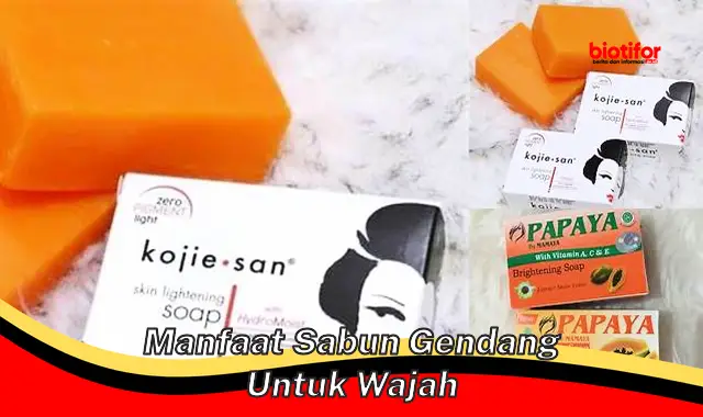 Temukan Manfaat Sabun Gendang untuk Wajah, Dijamin Jarang Diketahui