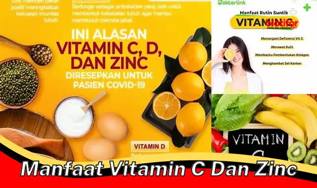 Temukan Manfaat Vitamin C dan Zinc yang Perlu Kamu Ketahui