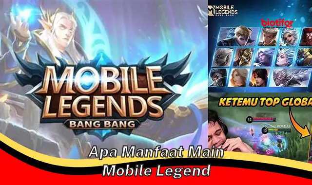 Temukan 5 Manfaat Main Mobile Legend yang Jarang Diketahui
