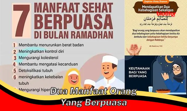 Temukan Dua Keuntungan Berpuasa yang Jarang Diketahui