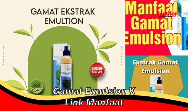 Temukan Manfaat Emulsi Gamat K-Link yang Perlu Kamu Tahu