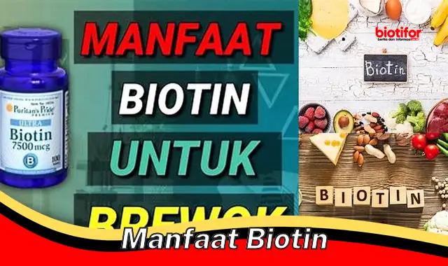 Temukan 5 Manfaat Biotin yang Jarang Anda Ketahui