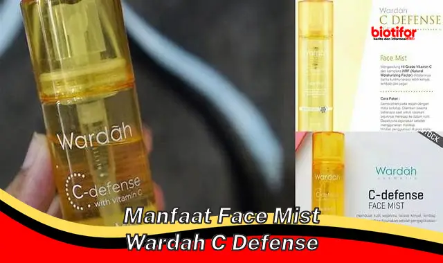 Temukan Manfaat Face Mist Wardah C-Defense yang Jarang Diketahui