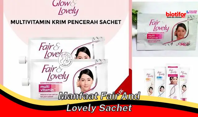 Temukan Manfaat Fair & Lovely Sachet yang Harus Kamu Ketahui