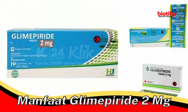 Temukan Manfaat Glimepiride 2 mg yang Jarang Diketahui
