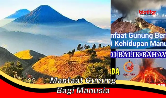 Temukan Manfaat Gunung yang Perlu Kamu Ketahui