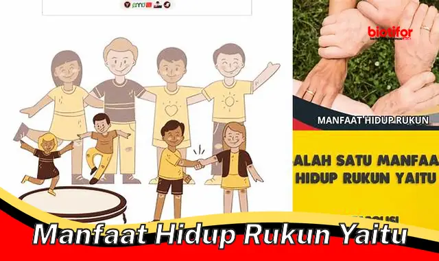 5 Manfaat Hidup Rukun yang Jarang Diketahui