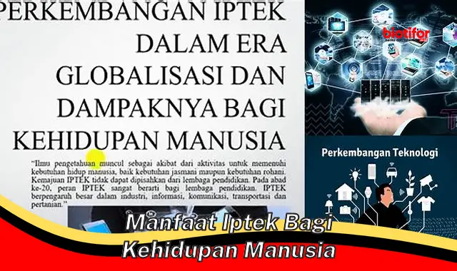 Temukan 5 Manfaat IPTEK buat Hidup yang Jarang Diketahui