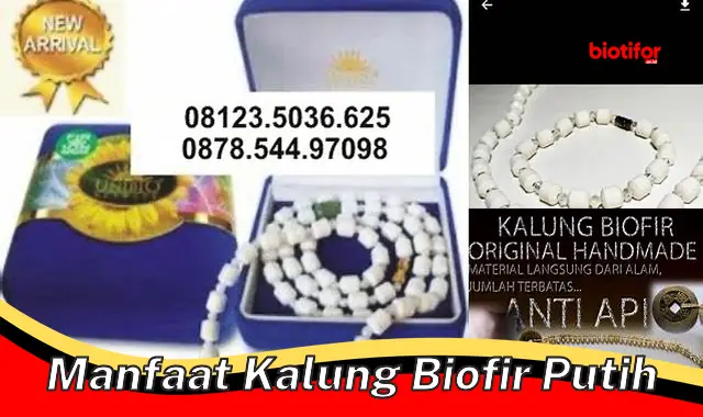 manfaat kalung biofir putih manfaat kalung biofir putih