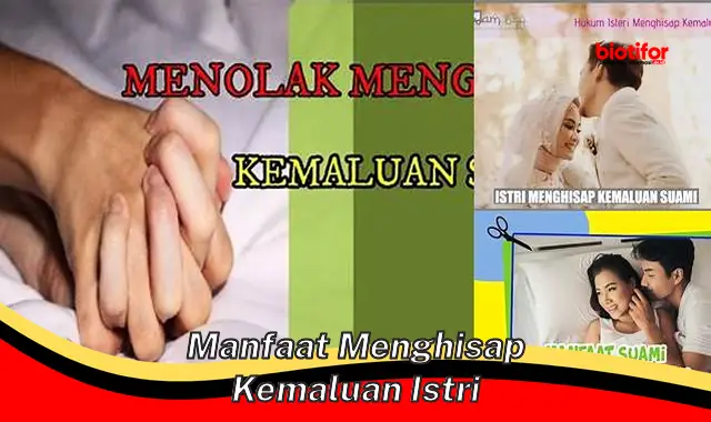 manfaat menghisap kemaluan istri