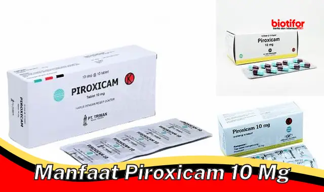 Mengenal Manfaat Piroxicam 10 mg yang Jarang Diketahui