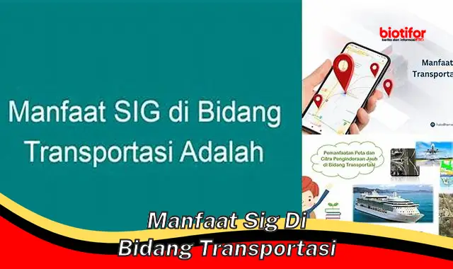 Temukan 5 Manfaat SIG dalam Transportasi yang Jarang Diketahui