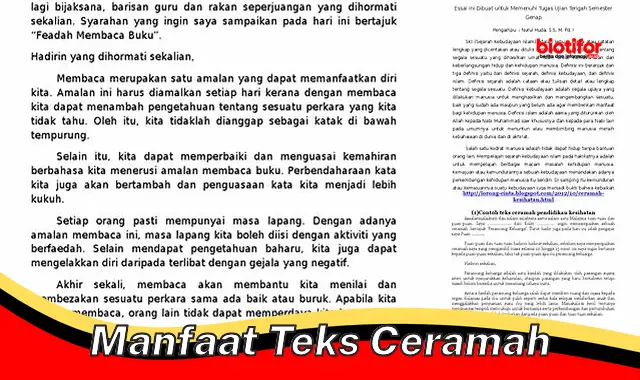 Temukan Manfaat Teks Ceramah Jarang Diketahui yang Wajib Anda Tahu