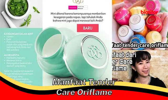 manfaat tender care oriflame manfaat tender care oriflame