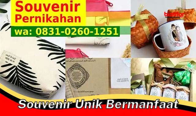 Temukan 5 Manfaat Souvenir Unik yang Jarang Diketahui