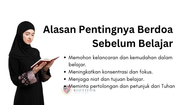 alasan penting berdoa sebelum belajar