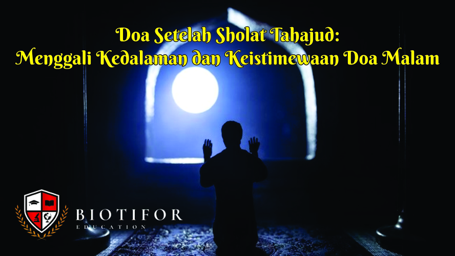 doa setelah sholat tahajut