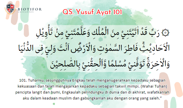 qs yusuf ayat 101