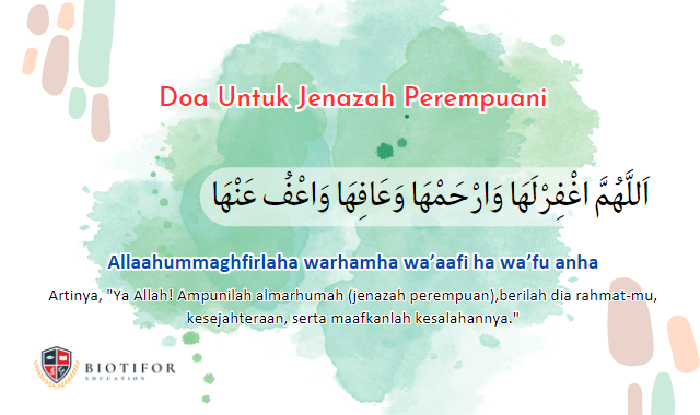 doa untuk jenazah perempuan