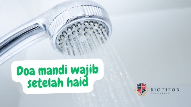 Doa mandi wajib setelah haid atau nifas: Arab, Latin, dan Artinya