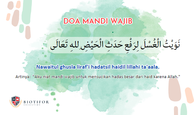 DOA MANDI WAJIB