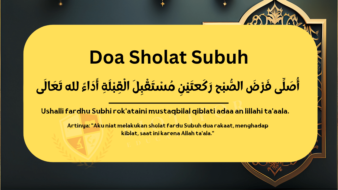 Doa Sholat Subuh: Arab dan Tata Caranya