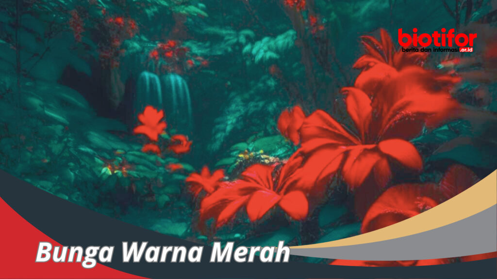 Nama Bunga Warna Merah , Keindahan Yang Memikat Mata - Biotifor