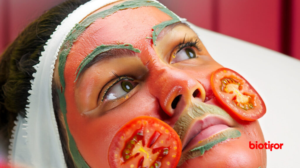 tomat untuk wajah
