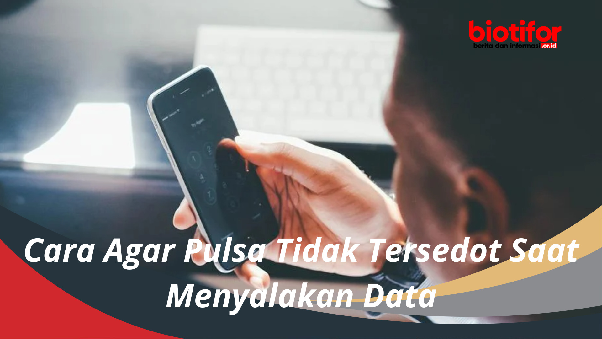 Cara Agar Pulsa Tidak Tersedot Saat Menyalakan Data