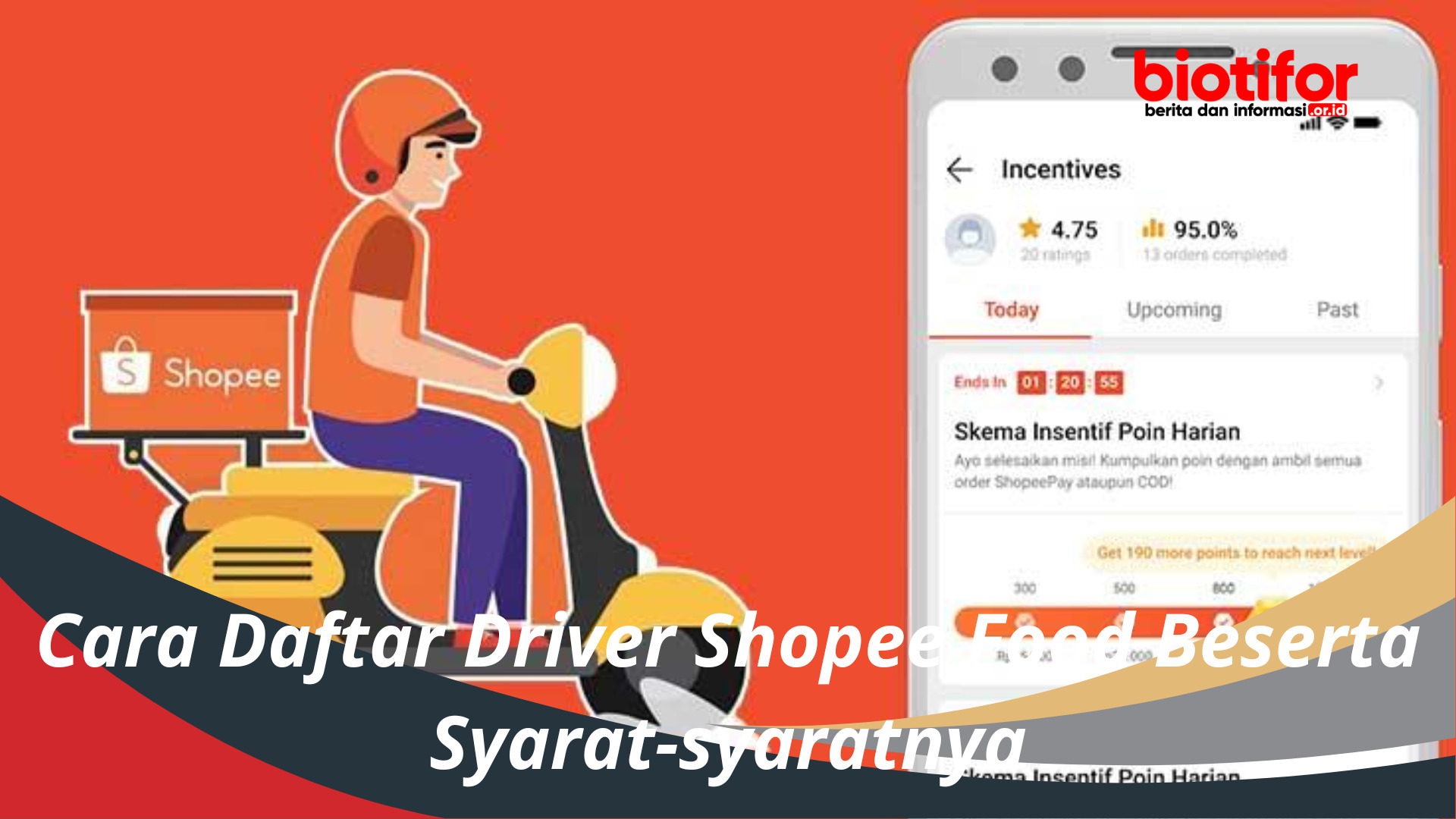 Cara Daftar Driver Shopee Food Beserta Syarat-syaratnya
