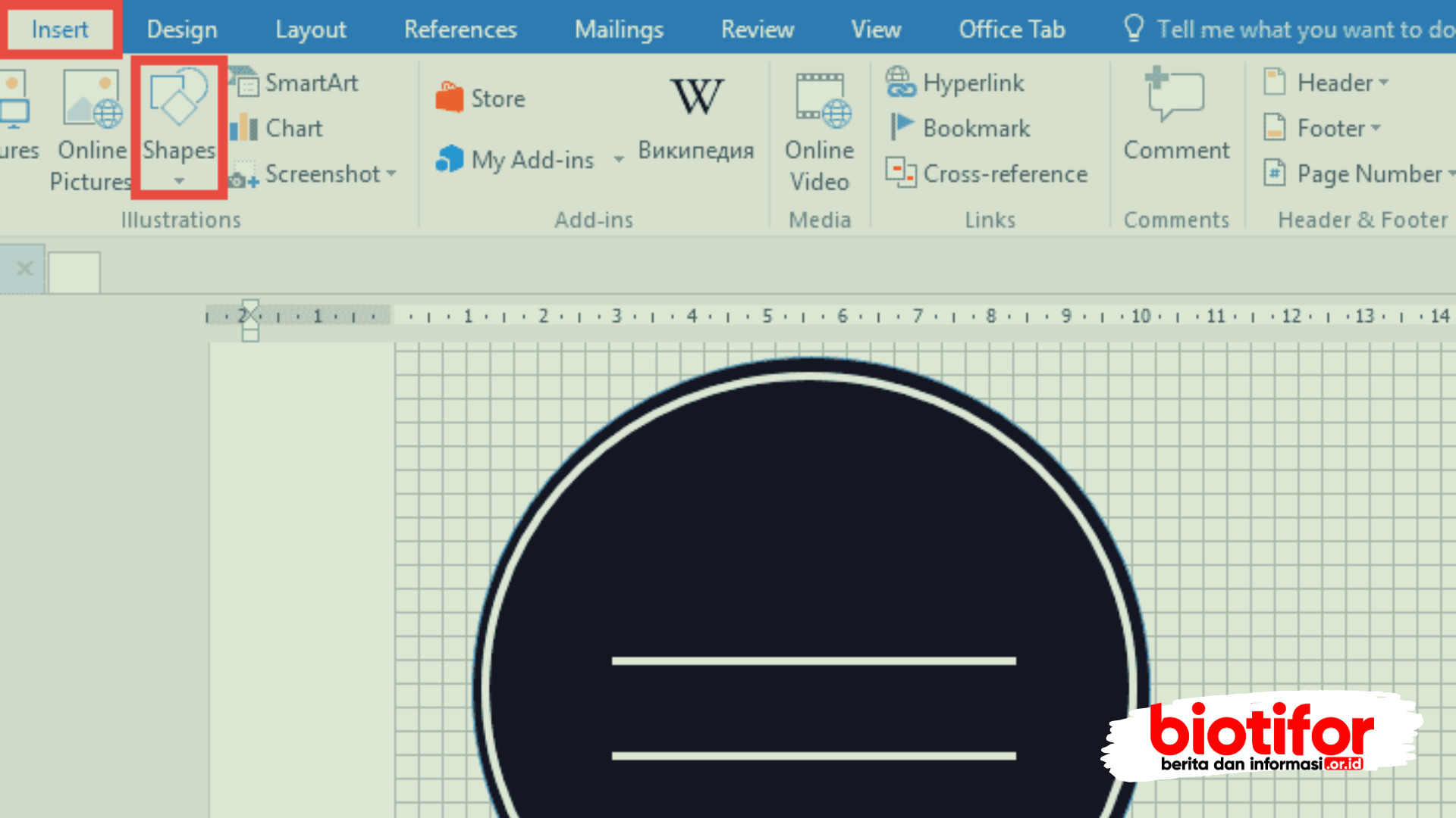 cara membuat logo di microsoft word