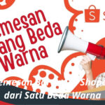 Cara Memesan Barang di Shopee Lebih dari Satu Beda Warna