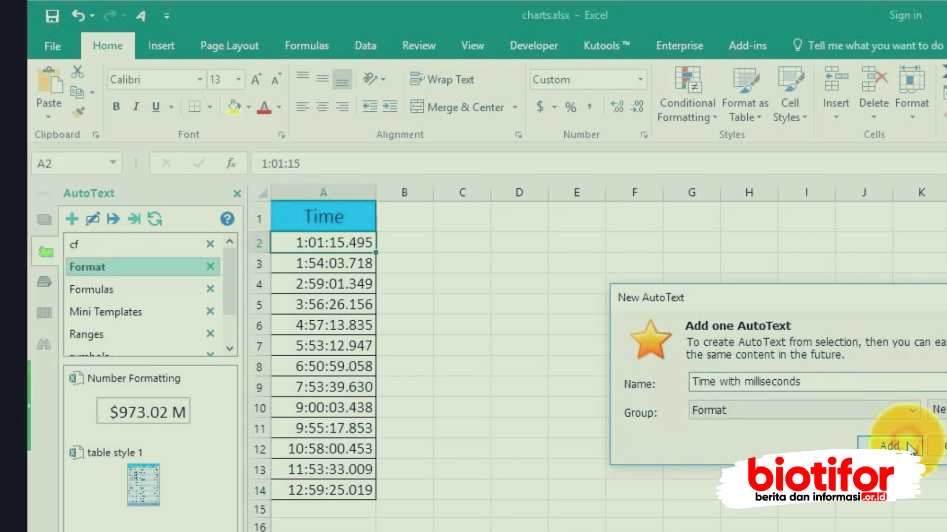 cara menjumlahkan di excel