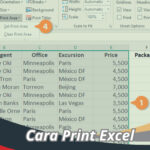 Cara Print Excel