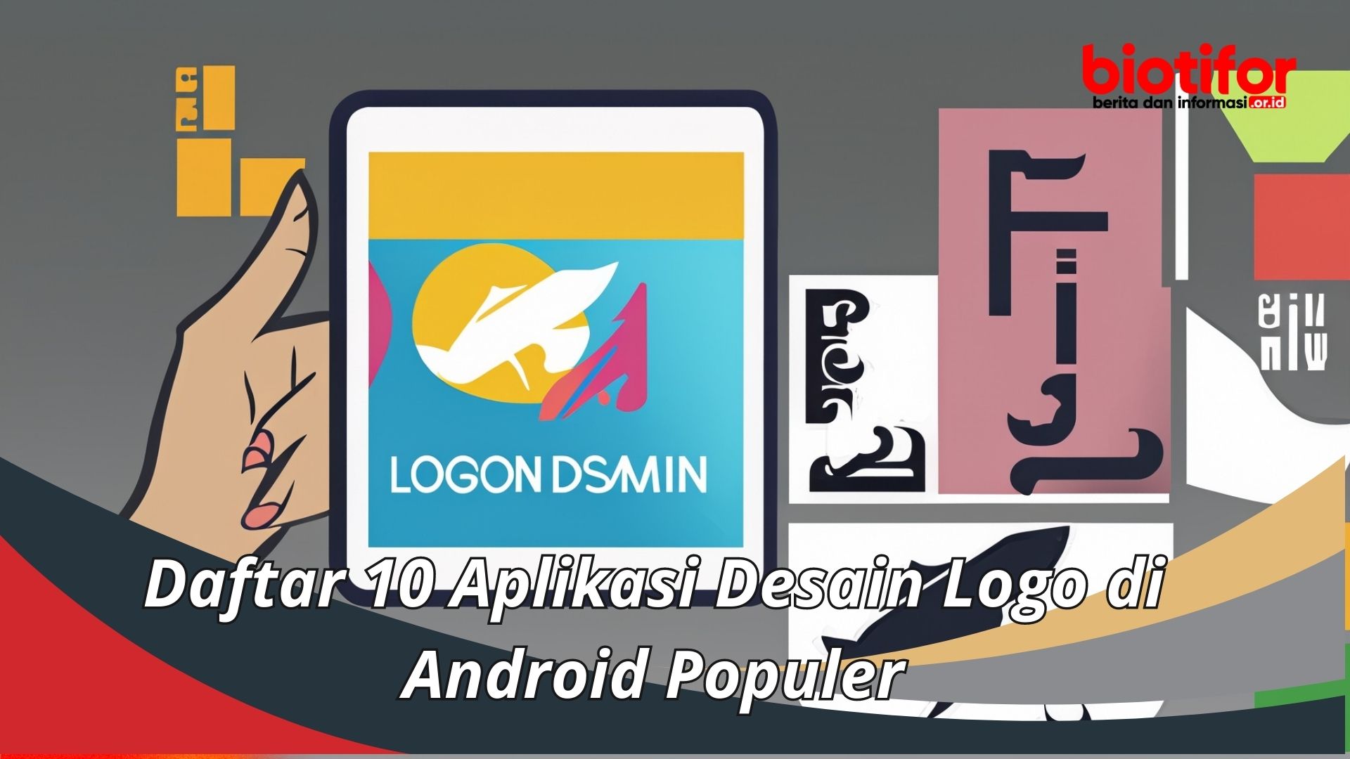 Daftar 10 Aplikasi Desain Logo di Android Populer