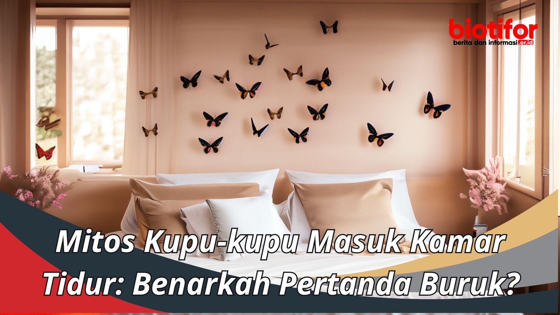 Mitos Kupu-kupu Masuk Kamar Tidur: Benarkah Pertanda Buruk?