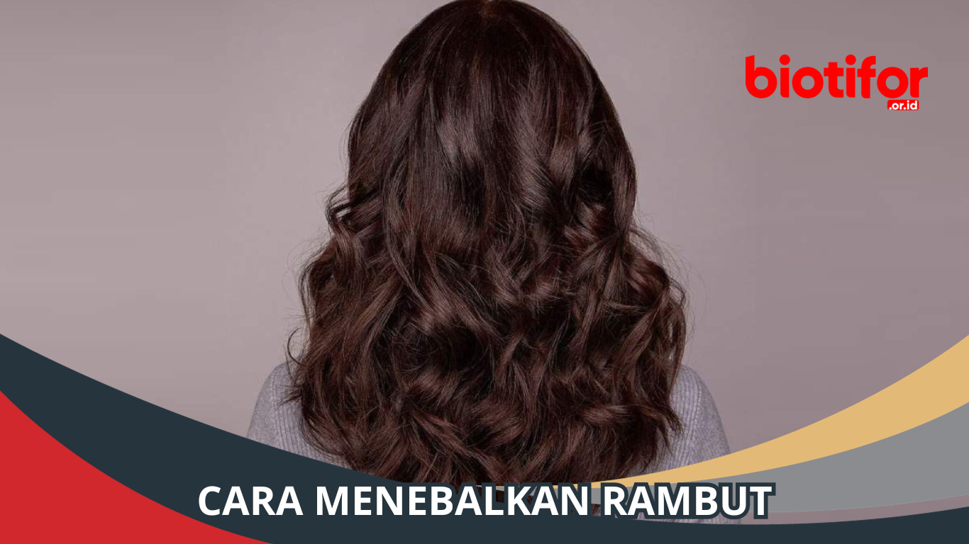 Cara Menebalkan Rambut: Rahasia Rambut Tebal dan Sehat