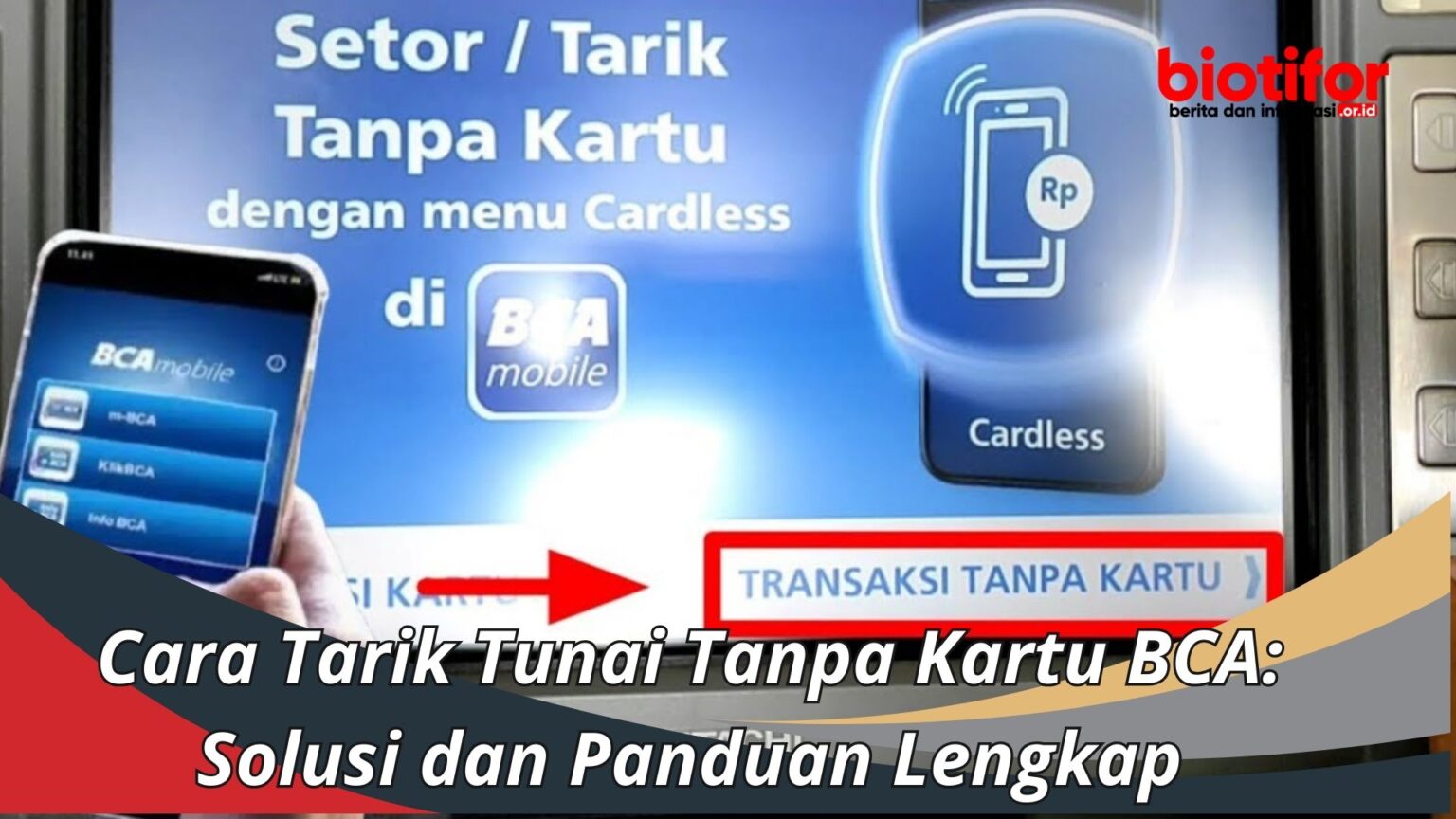 Cara Tarik Tunai Tanpa Kartu BCA Solusi dan Panduan Lengkap Biotifor
