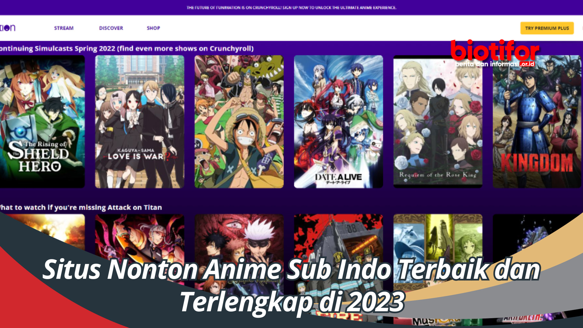 Situs Nonton Anime Sub Indo Terbaik dan Terlengkap di 2023