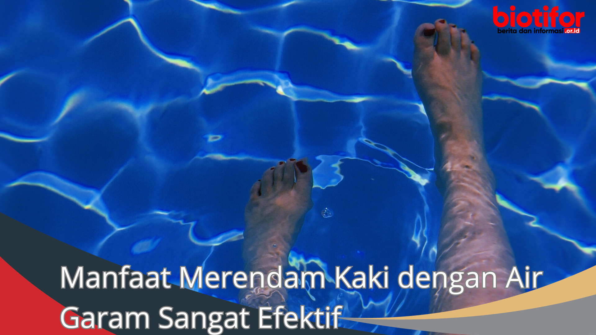 Manfaat Merendam Kaki dengan Air Garam