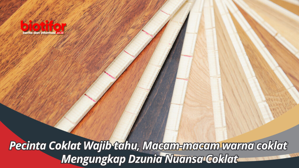 Pecinta Coklat Wajib tahu, Macam-macam warna coklat: Mengungkap Dzunia