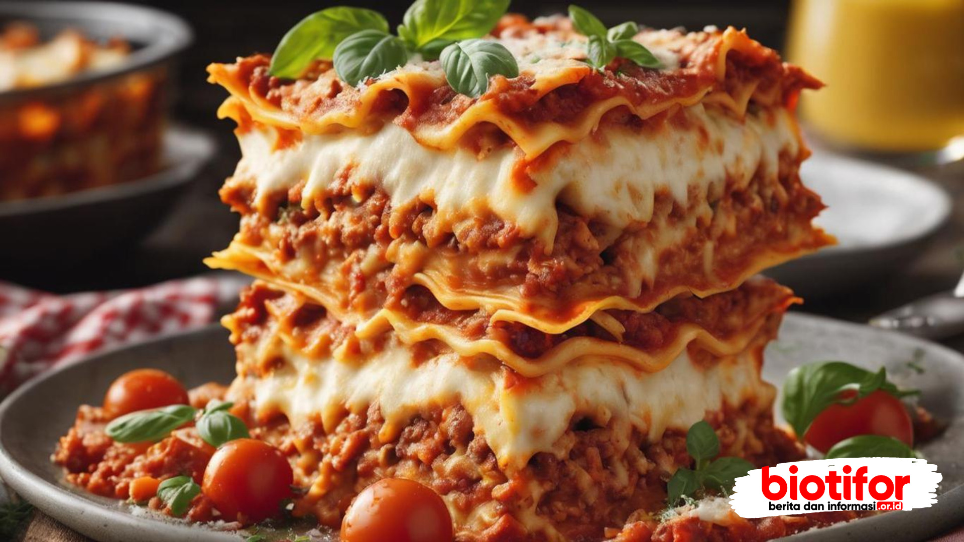 cara membuat lasagna