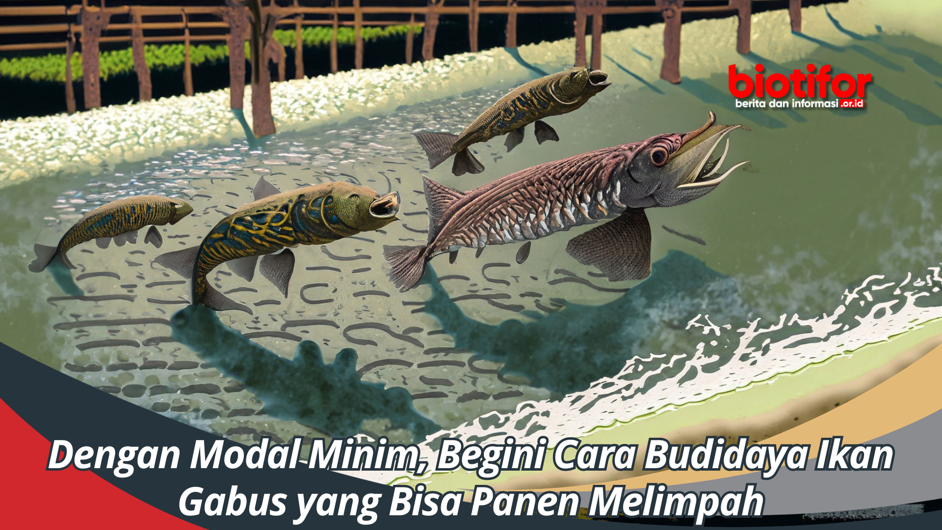 Dengan Modal Minim, Begini Cara Budidaya Ikan Gabus yang Bisa Panen Melimpah
